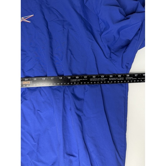 NWT Reebok Mens XL Blue V-Neck Long Sleeve Pullover Sweater Uniform Lined Woven - Picture 10 of 11